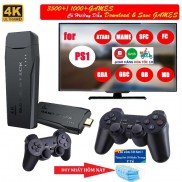 [Game stick 4K] Máy Chơi Game 4 Nút HDMI Không Dây Hơn 3000 Trò Chơi, Máy Chơi Game Cổ Điển ATARI / PS1 / FC / GBA / SFC